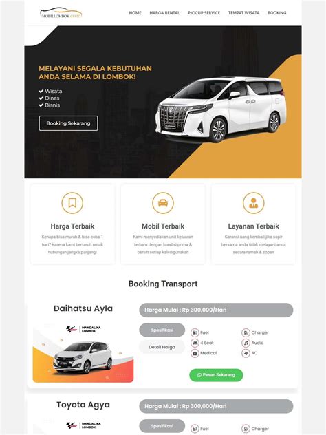 Sewa Mobil Di Lombok Mataram Web