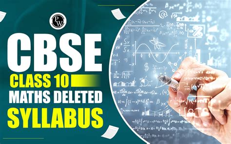 Cbse Class 10 Maths Deleted Syllabus 2023 24