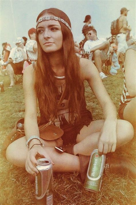 Girl Hippies In The 60s