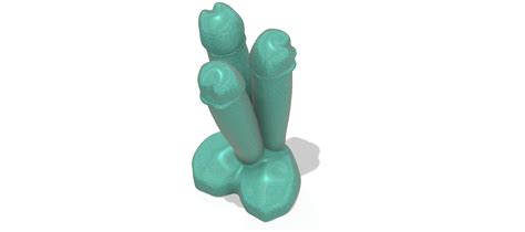Archivo Stl Pene Consolador Triple Sex Play Plus Solo Para