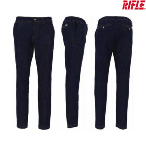 JEANS UOMO RIFLE SLIM FIT 92MJ17 GAMBA DRITTA Denim Cotone Pantalone