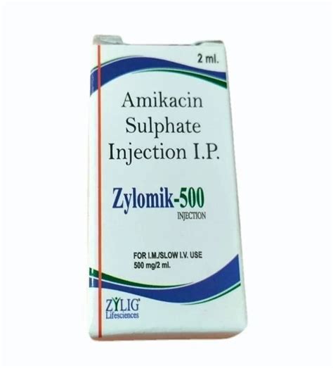 Ml Amikacin Sulphate Injection Ip At Rs Box Amikacin Injections