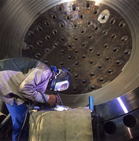 Nuclear power station construction - Stock Image - T170/0543 - Science ...