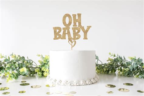 Oh Baby Svg Cake Topper Svg Oh Baby Cake Topper Svg Baby Etsy