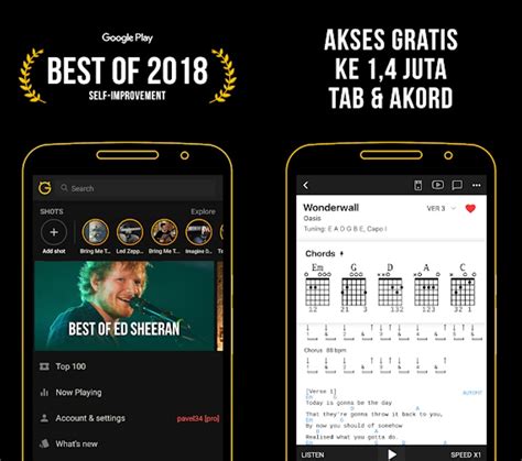 10 Aplikasi Kunci Gitar Android Terbaik Terlengkap