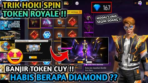 BANJIR TOKEN TRIK HOKI SPIN BUNDLE FF IRON HERO SPIN EVENT TOKEN