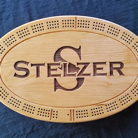Cribbage Board Table Etsy