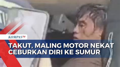 Takut Diamuk Warga Maling Motor Di Bogor Ceburkan Diri Ke Sumur