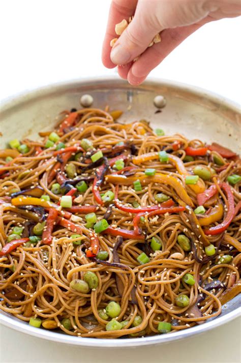 Rainbow Vegetable Noodle Stir Fry