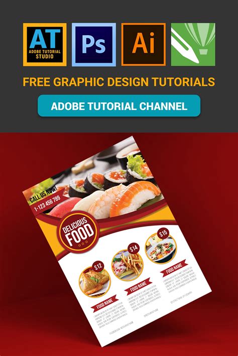 Elegant Flyer Menu Design Adobe Photoshop Tutorials Artofit