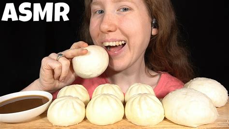 Asmr Bao Buns Mukbang No Talking Eating Sounds Youtube