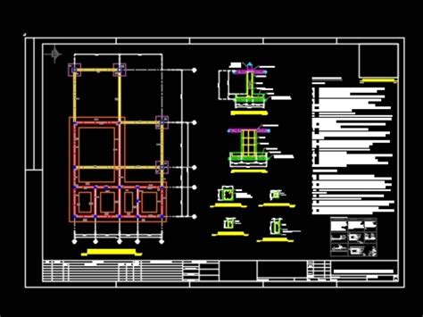 Especificaciones Para Un Plano De Cimentacion Image To U