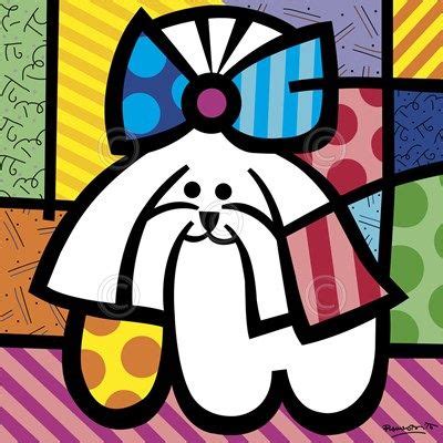 L.A. Dog by Romero Britto. | Britto, Arte pop famoso, Romero britto