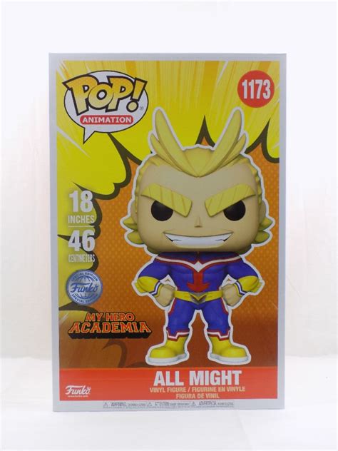 Brand New Funko Pop All Might 1173 My Hero Academia Vinyl Figure ...