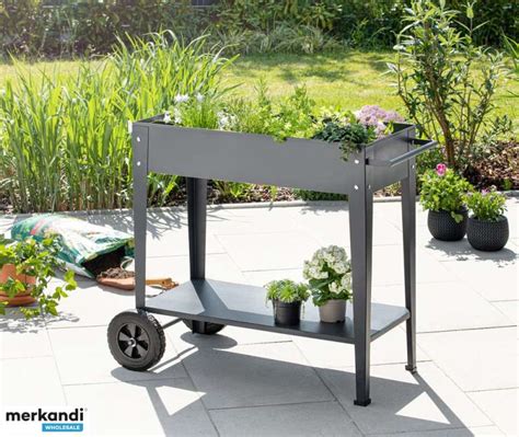 Powertec Garden Metall Hochbeet Mit Pu R Dern A Ware Stk