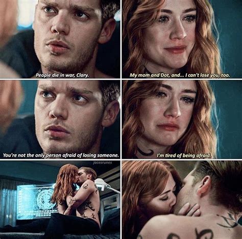 Shadowhunters 2x19 Jace And Clary Kiss Clary And Jace Jace And Clary Kiss Shadowhunters