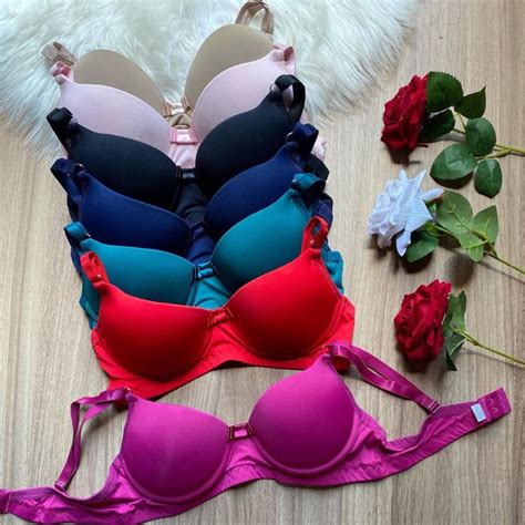 Kit Suti Sutia B Sico De Microfibra Bojo Lingerie Soutien Direto Da F Brica Do P Ao