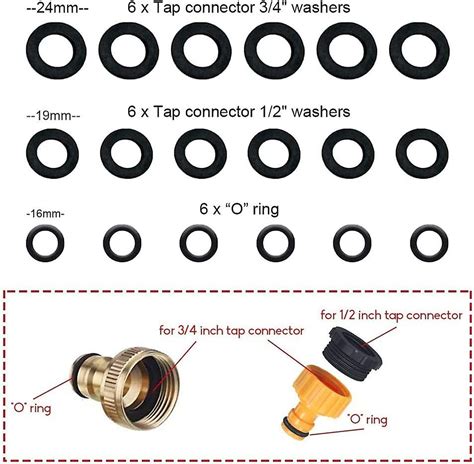 2pack Brass Outdoor Threaded Tap Connector Garden Hose Tap Connector 1