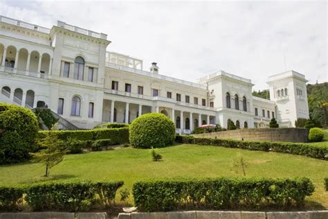 Livadia Palace in Livadiya, Crimea, Ukraine. — Stock Photo © wildman ...