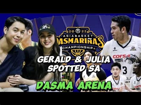 Gerald Anderson Nag Basketball W Julia Barreto Sa Dasma Arena Nov