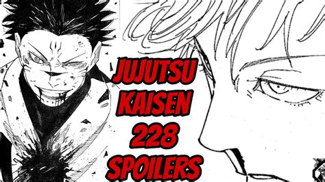 Jujutsu Kaisen Chapter 228 Spoilers Youtube