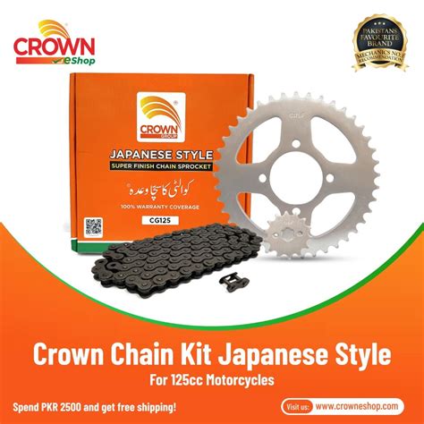 Crown Chain Kit For 125cc Motorcycles Crowneshop