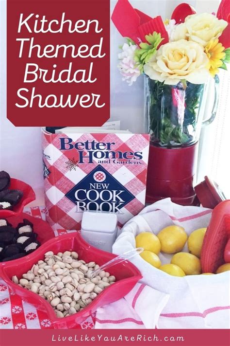 Kitchen Themed Bridal Shower Kitchen Bridal Shower Recipe Themed