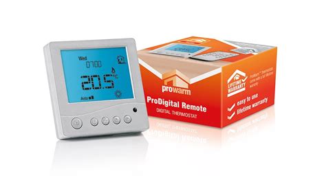 Prowarm TR3100REMOTESILVER Digital Programmable Thermostat Remote