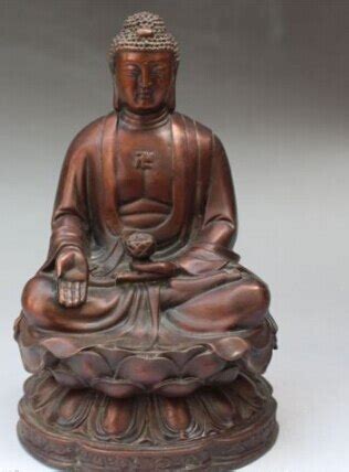 Jp S Tibet Budismo Bronze Assento Lotus Shakyamuni Tathagata