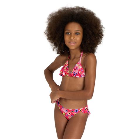 Ripley BIKINI NIÑA ARENA VISCOSA POLIAMIDA VINTAGE TRIANGLE