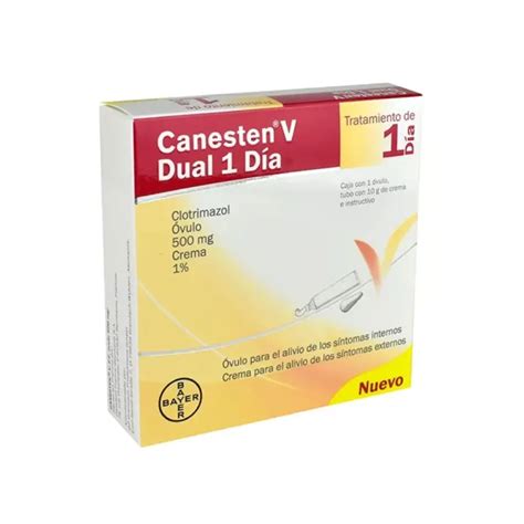 Canesten V Dual Dia C Vulo Mg Y Tubo Crema Df C Nula