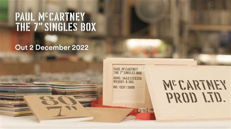 Paul McCartney The 7 Singles Box Unboxing Video YouTube