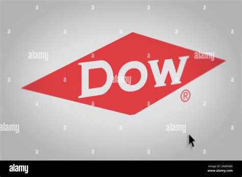 Logo Of The Public Company Dow Inc Displayed On A Computer Screen In