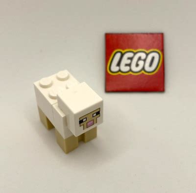 Lego Minecraft White Sheep Minifigure Lot New Ebay