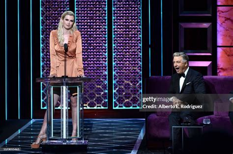 Ireland Baldwin roasts Alec Baldwin onstage during the Comedy Central ...