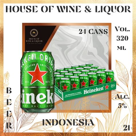 Jual Heineken Can Ml X Kaleng Shopee Indonesia