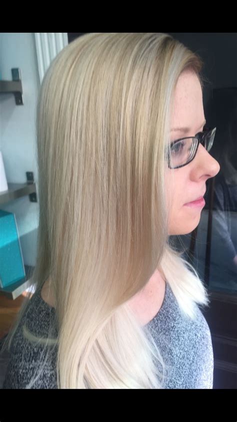 Blonde Balayage Using A Babylight Technique Blonde Balayage Long Hair Styles Hair Color