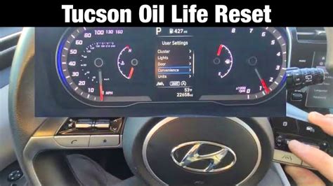 2022 Hyundai Tucson How To Reset Maintenance Reminder YouTube