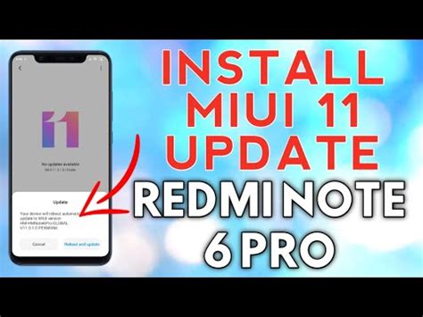 OFFICIAL Install MIUI 11 Stable Update On Redmi Note 6 Pro Miui 11