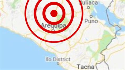 Arequipa Caravelí Igp Registró Esta Tarde Sismo De Magnitud 3 9 En