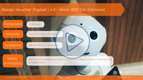 Bando Cosenza Voucher Digitali I4 0 Anno 2021 VII Edizione