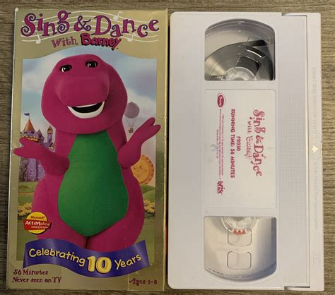 Barney Sing And Dance With Barney Vhs Grelly Usa