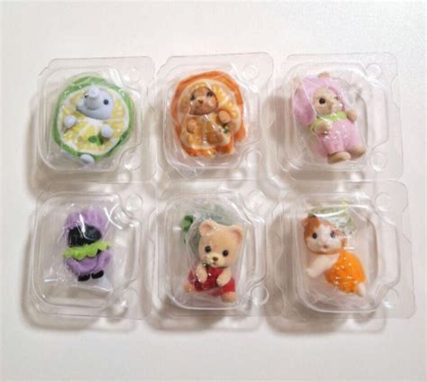 Sylvanian Families Baby Fruit Party Complete Full Set Epoch Calico