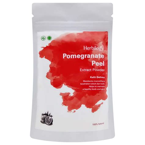 Jual Herbilogy Pomegranate Peel Extract Powder 100gr Vitamin Ibu Hamil Termurah Harga Promo