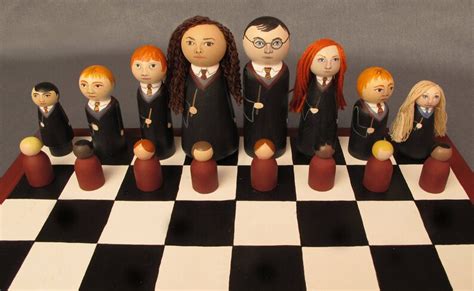 Custom Wizard Chess Set - Etsy