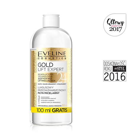 Eveline Cosmetics Gold Lift Expert płyn micelarny (05901761970128 ...