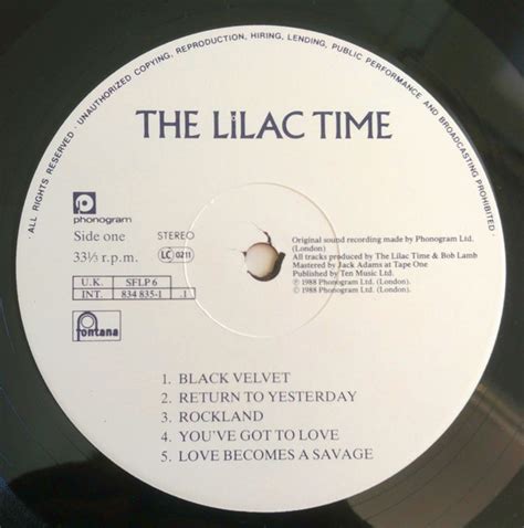 The Lilac Time The Lilac Time 1988 Vinyl Discogs