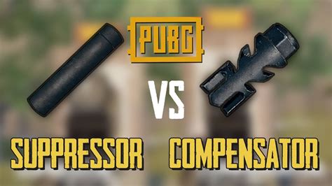 SUPPRESSOR Vs COMPENSATOR PUBG MOBILE TEST YouTube