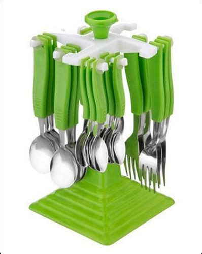 Polished Green Swastik Cutlery Set At Best Price In Rajkot Vishnu