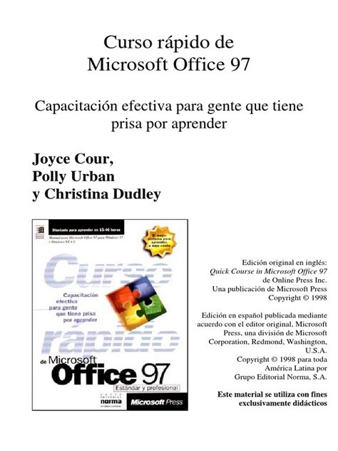 Curso Basico Word y Excel | PDF | Ventana (informática) | Software 